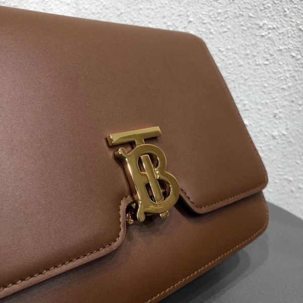 BURBERRY LEATHER TB SHOULDER BAG 버버리 레더 티비 숄더백