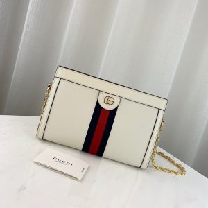 GUCCI OPHIDIA GG SHOULDER BAG<br>구찌 오피디아 GG 숄더백<br>[26x17x8cm 이태리소가죽]