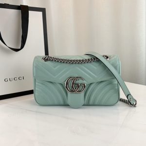 GUCCI GG MARMONT SHOULDER BAG<br>구찌 GG 마몬트 숄더백<br>[26x15x7cm 이태리가죽]