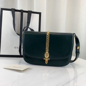 GUCCI SYLVIE 1969 SHOULDER BAG<br>구찌 실비 1969 숄더 백<br>[25×17.5x9cm 이태리가죽]