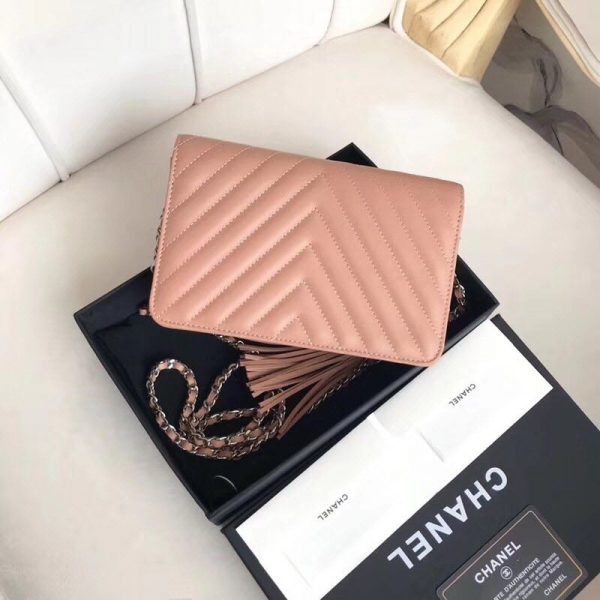 CHANEL CC CHEVRON WOC 샤넬 CC 쉐브론 WOC