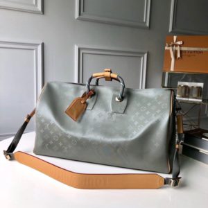 LOUIS VUITTON MONOGRAM TITANIUM KEEPALL<br>루이비통 티타늄 키폴 50<br>[50x29x23cm]