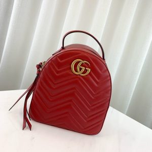 GUCCI GG MARMONT BACKPACK<br>구찌 GG 마몬트 백팩<br>[22.5x26x11cm 이태리가죽]