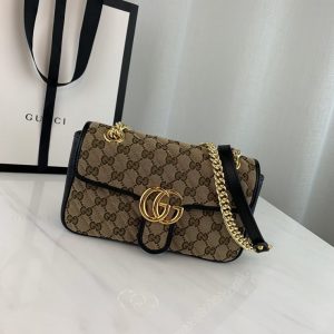 GUCCI GG MARMONT SHOULDER BAG<br>구찌 GG 마몬트 숄더백<br>[22x13x6cm]