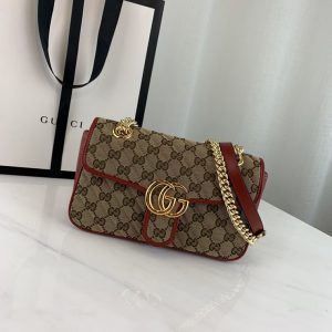 GUCCI GG MARMONT SHOULDER BAG<br>구찌 GG 마몬트 숄더백<br>[22x13x6cm]