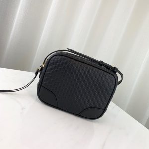 GUCCI MICRO SSIMA GG SHOULDER BAG<br>구찌 마이크로 씨마 GG 숄더백<br>[22x17x7cm 이태리가죽]