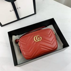 GUCCI GG MARMONT MINI SHOULDER BAG<br>구찌 마몬트 미니 숄더백<br>[18x12x6cm 정품가죽]