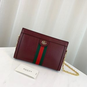 GUCCI OPHIDIA GG SHOULDER BAG<br>구찌 오피디아 GG 숄더백<br>[26x17x8cm 이태리소가죽]