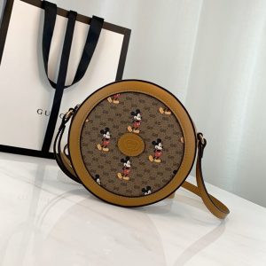 GUCCI X DISNEY ROUND BAG<br>구찌 X 디즈니 라운드 백<br>[19x19x5cm 이태리소가죽]