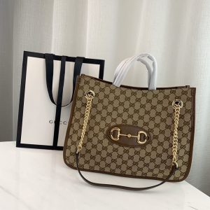 GUCCI 1955 HORSEBIT TOTE BAG<br>구찌 1955 홀스빗 토트백<br>[35x27x12cm]