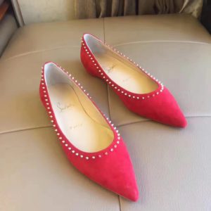 CHRISTIAN LOUBOUTIN SPIKED FLAT SHOES<br>크리스찬 루부탱 스파이크 플랫 슈즈<br><i>35-39 SIZE</i>