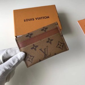 LOUIS VUITTON PORTE CARTES DOUBLE<br>루이비통 남녀공용 카드지갑<br><i>11x1cm</i>