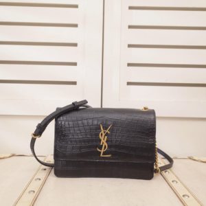 YSL SUNSET SHOULDER S BAG<br>입생로랑 선셋 S 숄더백<br><i>19X13X9cm</i>