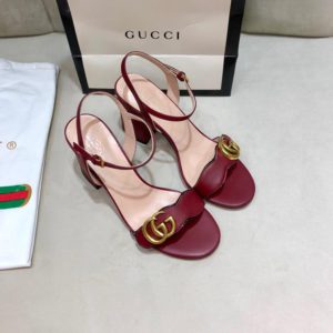 GUCCI LATHER SANDAL<br>구찌 레더 샌들<br><i>35-40 SIZE 굽7.5cm 이태리 소가죽</i>