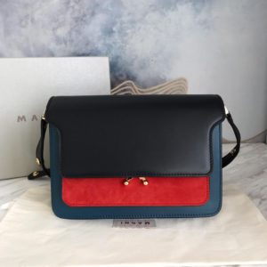 MARNI TRUNK SHOULDER BAG<br>마르니 트렁크 숄더 백<br>[24cm 이태리가죽]