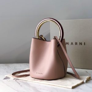 MARNI PANNIER BUCKET BAG<br>마르니 패니어 버킷 백<br>[17x19x15cm 이태리가죽]