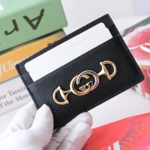 GUCCI ZUMI LEATHER CARD WALLET<br>구찌 주미 레더 카드지갑<br><i>10×7.5 소가죽</i>