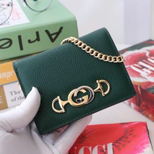 GUCCI ZUMI LEATHER WALLET<br>구찌 주미 레더 지갑<br><i>11×8.5×2.5cm</i>