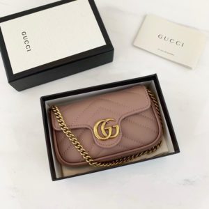 GUCCI GG MARMONT COIN WALLET<br>구찌 GG 마몬트 코인 지갑<br><i>13x9x5cm 이태리가죽</i>