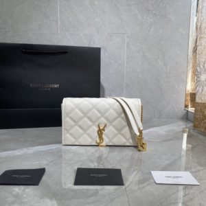 YSL BECKY SHOULDER BAG<br>입생로랑 백키 숄더백<br><i>22.5×14.5×5 이태리소가죽</i>