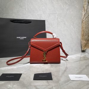 YSL CASSANDRA MINI SHOULDER BAG<br>입생로랑 카산드라 미니 숄더 백<br><i>20x16x7.5cm 이태리소가죽</i>