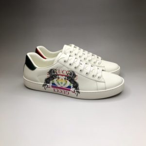 GUCCI ACE LATHER SNEAKERS<br>구찌 에이스 레더 스니커즈<br><i>남여공용 35-44 SIZE</i>