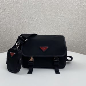 PRADA NYLON CROSS BAG<br>프라다 나일론 크로스 백<br>[22x16x8.5cm 프라다소재]