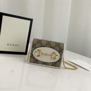 GUCCI 1955 HORSEBIT WALLET<br>구찌 1955 홀스빗 지갑<br><i>11×8.5cm 이태리가죽</i>