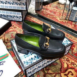 GUCCI LATHER LOAFER<br>구찌 레더 로퍼<br><i>35-40 SIZE 굽4.5cm 이태리 소가죽</i>