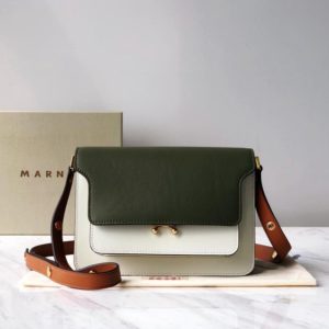 MARNI TRUNK SHOULDER BAG<br>마르니 트렁크 숄더 백<br>[24cm 이태리가죽]