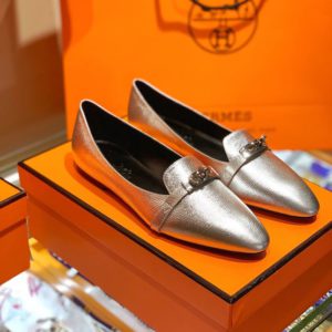 HERMES PEGASE BALLERINA SHOES<br>에르메스 페가스 발레리나 슈즈<br><i>35-39 SIZE 이태리가죽</i>