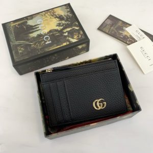 GUCCI GG MARMONT CARD WALLET<br>구찌 GG 마몬트 카드지갑<br><i>12x8cm 이태리가죽</i>