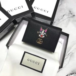 GUCCI GG SUPREME BOSCO WALLET<br>구찌 GG 슈프림 보스코 반지갑<br><i>11x9x3cm</i>