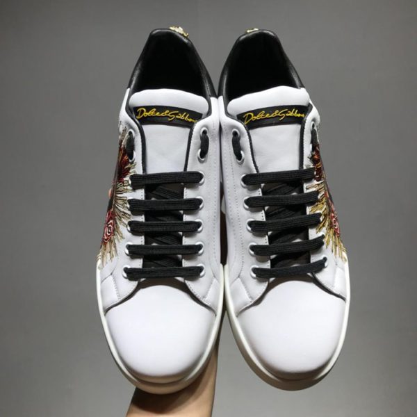 D&G PORTOFINO IN PELLE SNEAKERS 돌체앤가바나 포르토피노 인 펠레 스니커즈