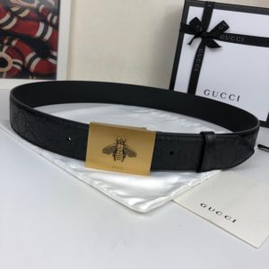 GUCCI LEATHER BELT<br>구찌 가죽 벨트<br><i>폭3.5cm 이태리소가죽</i>