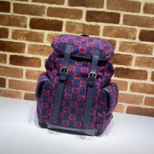 GUCCI GG WOOL BACKPACK 구찌 GG 울 백팩