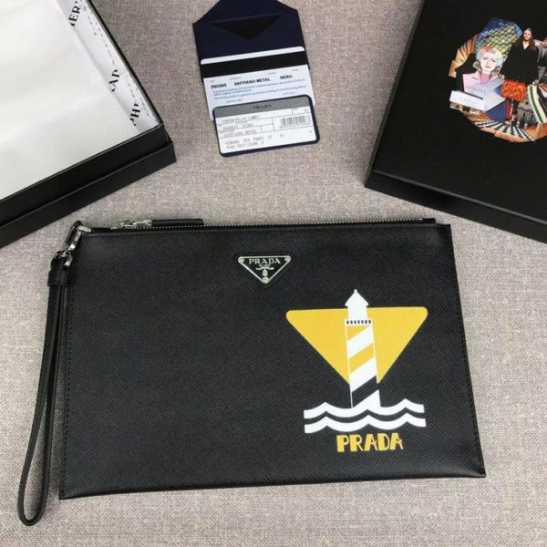 PRADA SAFFIANO CLUTCH BAG 프라다 사피아노 클러치 백