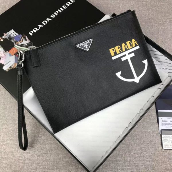 PRADA SAFFIANO CLUTCH BAG 프라다 사피아노 클러치 백