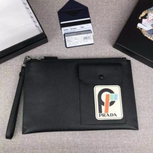 PRADA SAFFIANO CLUTCH BAG 프라다 사피아노 클러치 백