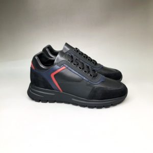 PRADA BRUSHED ROIS LEATHER SNEAKERS 프라다 브러시드 로이스 레더 스니커즈