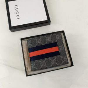 GUCCI GG SUPREME WEB WALLET 구찌 GG 슈프림 웹 지갑