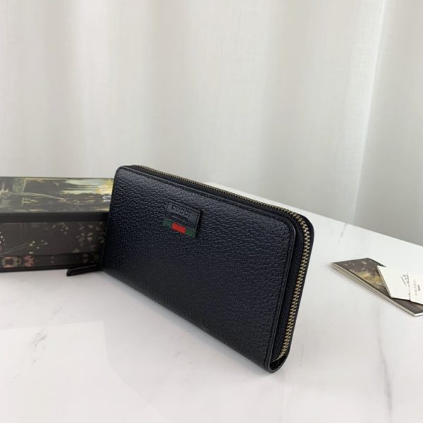 GUCCI WEB ZIPPER WALLET 구찌 웹 지퍼 장지갑