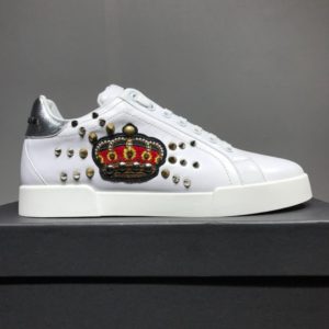 D&G PORTOFINO IN PELLE SNEAKERS 돌체앤가바나 포르토피노 인 펠레 스니커즈