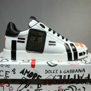 D&G PORTOFINO IN PELLE SNEAKERS 돌체앤가바나 포르토피노 인 펠레 스니커즈