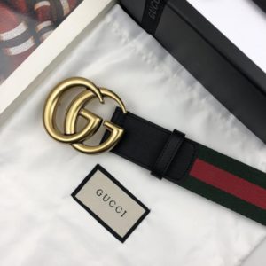 GUCCI GG LEATHER BELT<br>구찌 GG 가죽 벨트<br><i>폭 3.8cm 이태리소가죽</i>