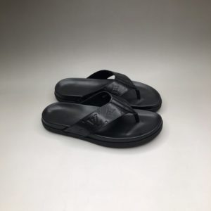 LOUIS VUITTON LEATHER FLIP FLOP 루이비통 레더 쪼리