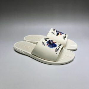 GUCCI GG SUPREME LEATHER SLIPPER 구찌 GG 슈프림 가죽 슬리퍼