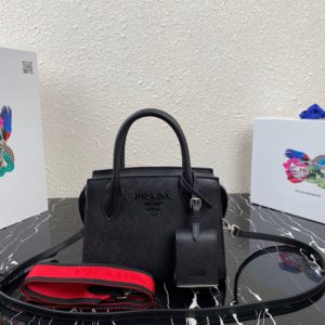 PRADA SAFFIANO MONOCHROME TOTE BAG 프라다 사피아노 모노크롬 토트백