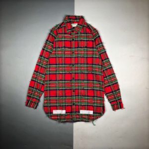 OFF-WHITE CO VIRGIL ABLOH 오프화이트 버질아블로 클래식 체크 남방 [레드]