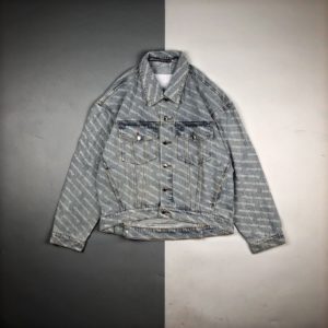 ALEXANDER WANG 20 LOGO PRINT DENIM JACKET 알렉산더 왕 로고 데님 자켓